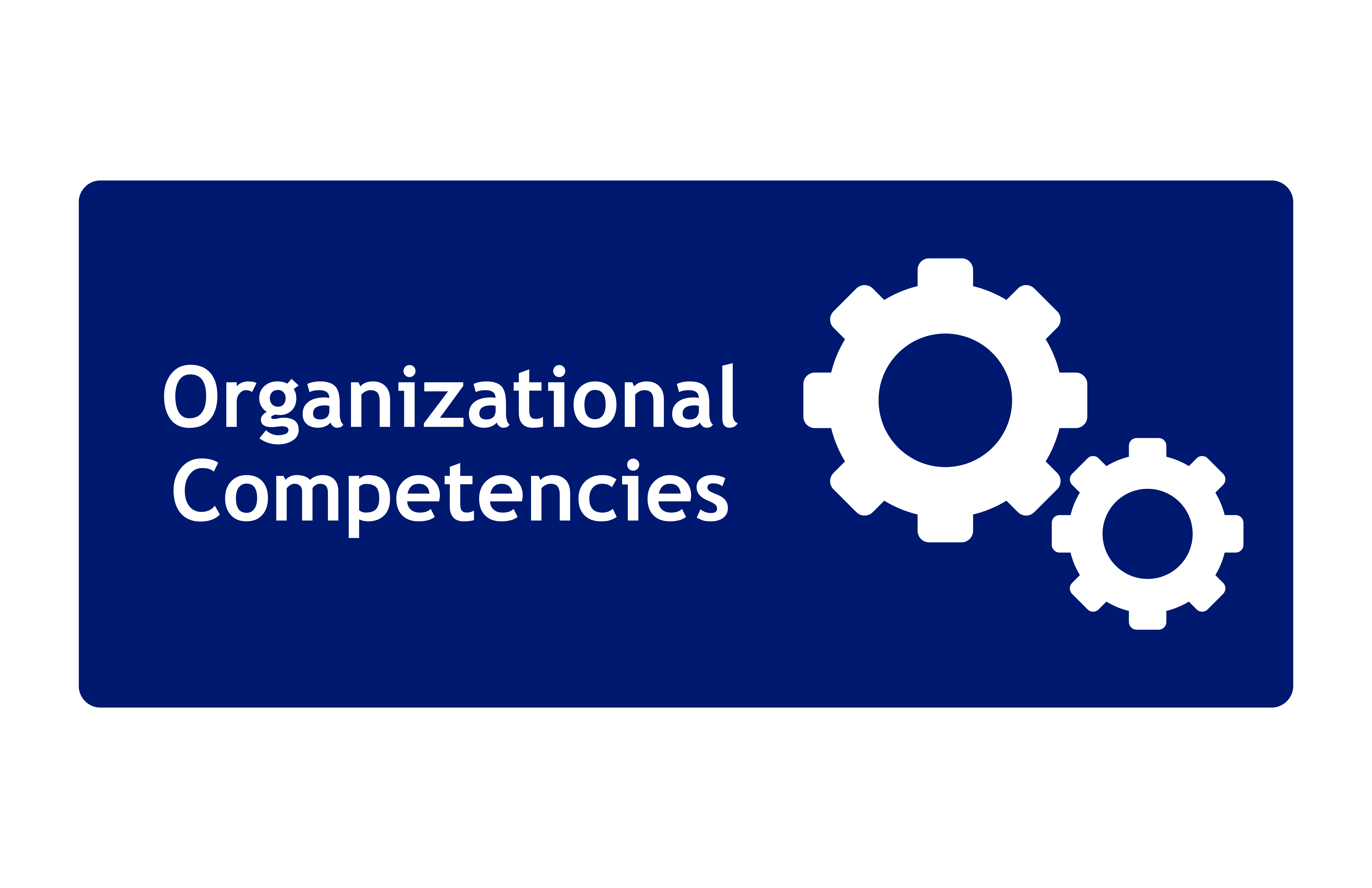 Icon of two gears indicating the organizational competencies foundational capability