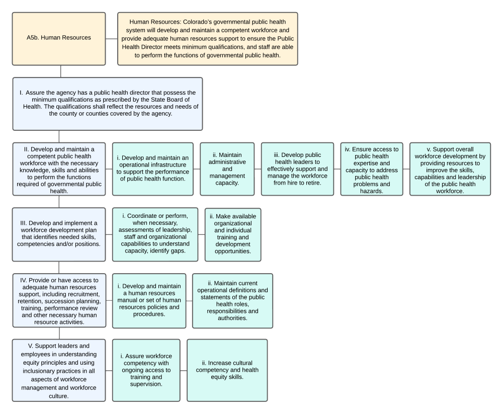 Organizational Chart of Human Resources