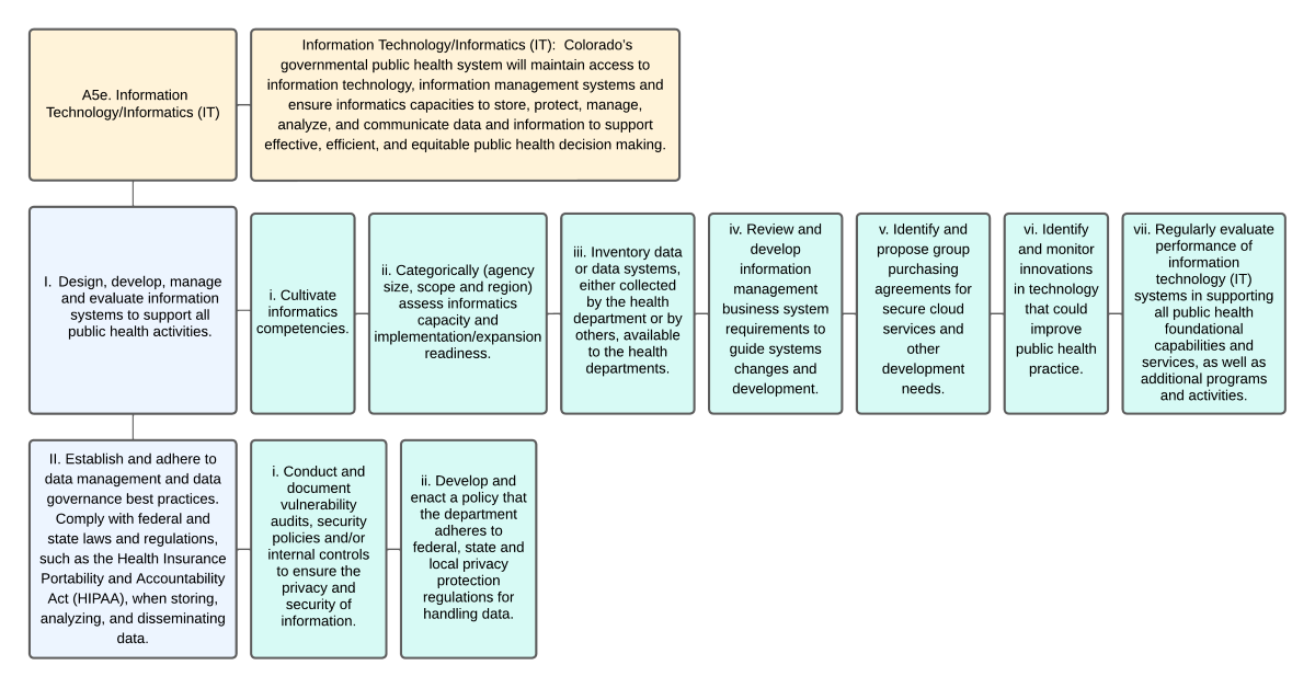 Organizational Chart of Information Technology/Informatics (IT)